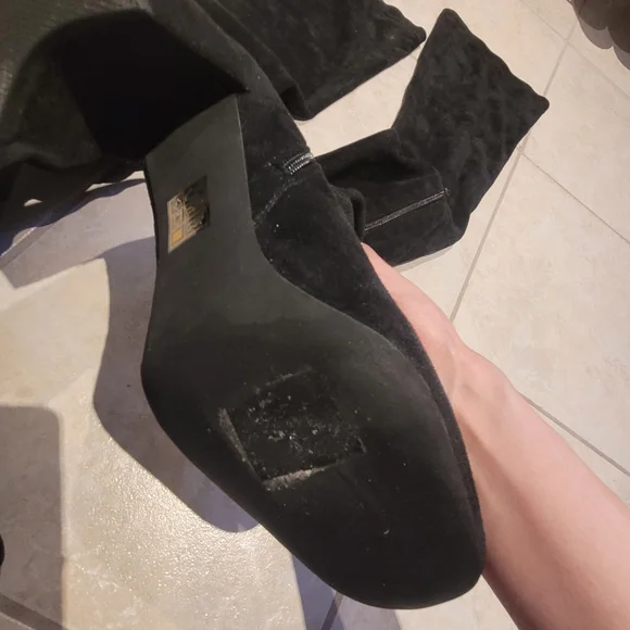 Jeffrey Campbell Cienega Over The Knees Suede Boots - Picture 8 of 12